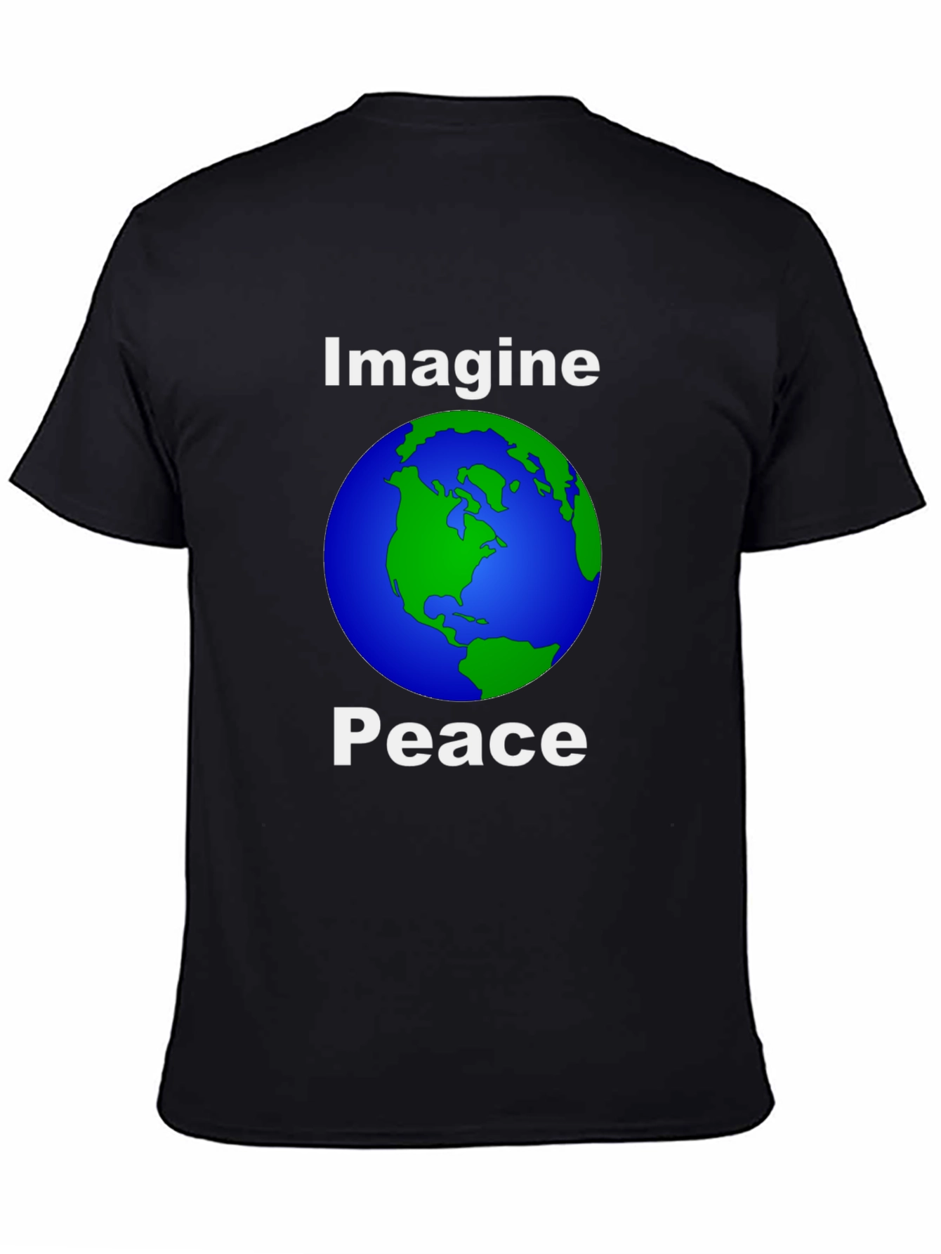 Imagine Peace Earth Graphic T-Shirt