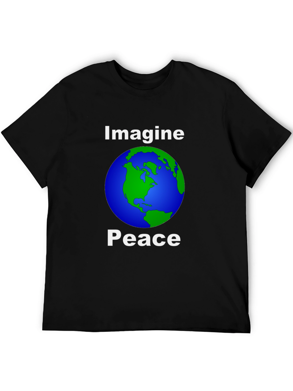 Imagine Peace Earth Graphic T-Shirt