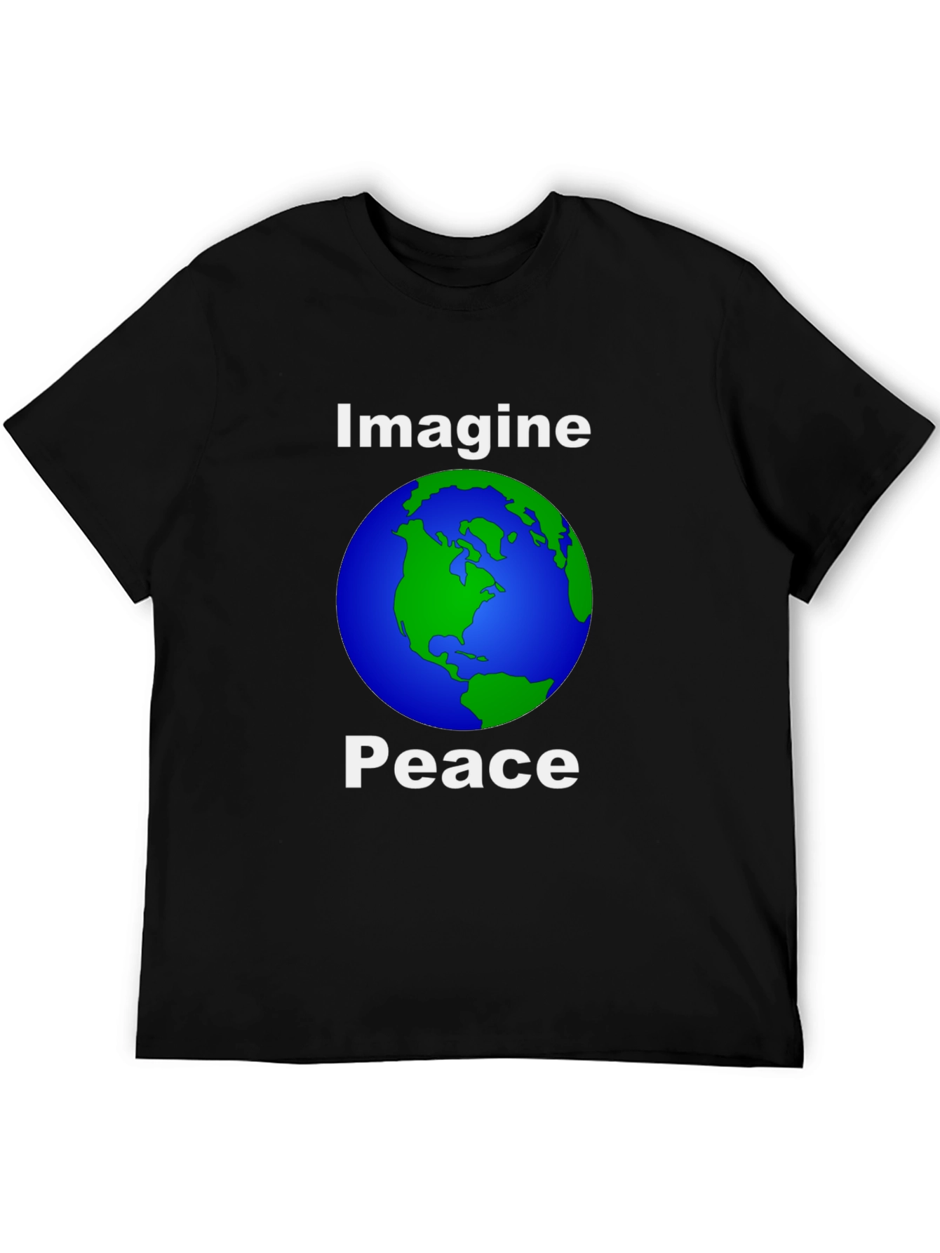Imagine Peace Earth Graphic T-Shirt