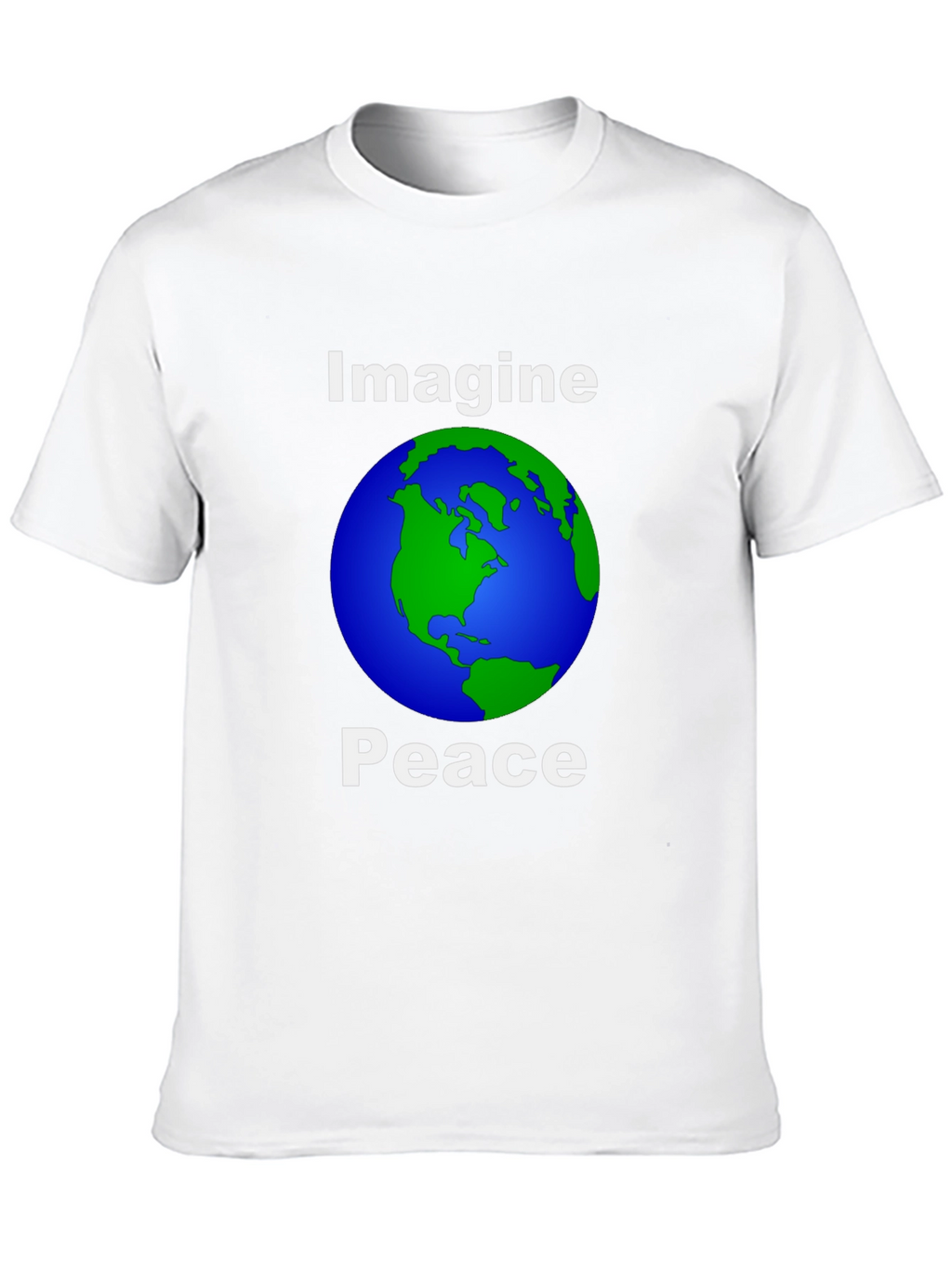 Imagine Peace Earth Graphic T-Shirt