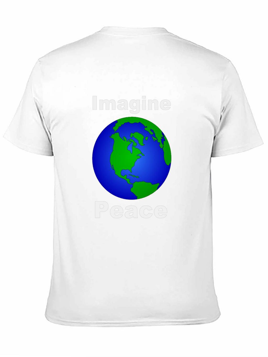 Imagine Peace Earth Graphic T-Shirt