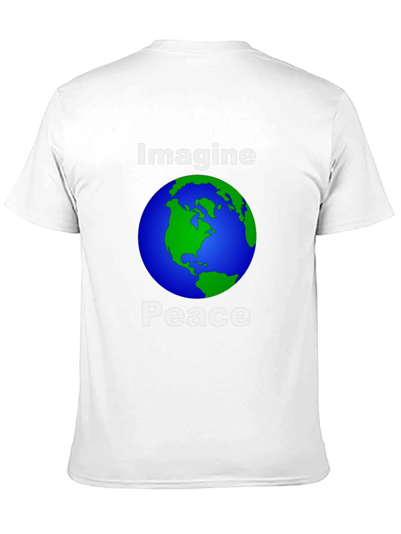 Imagine Peace Earth Graphic T-Shirt