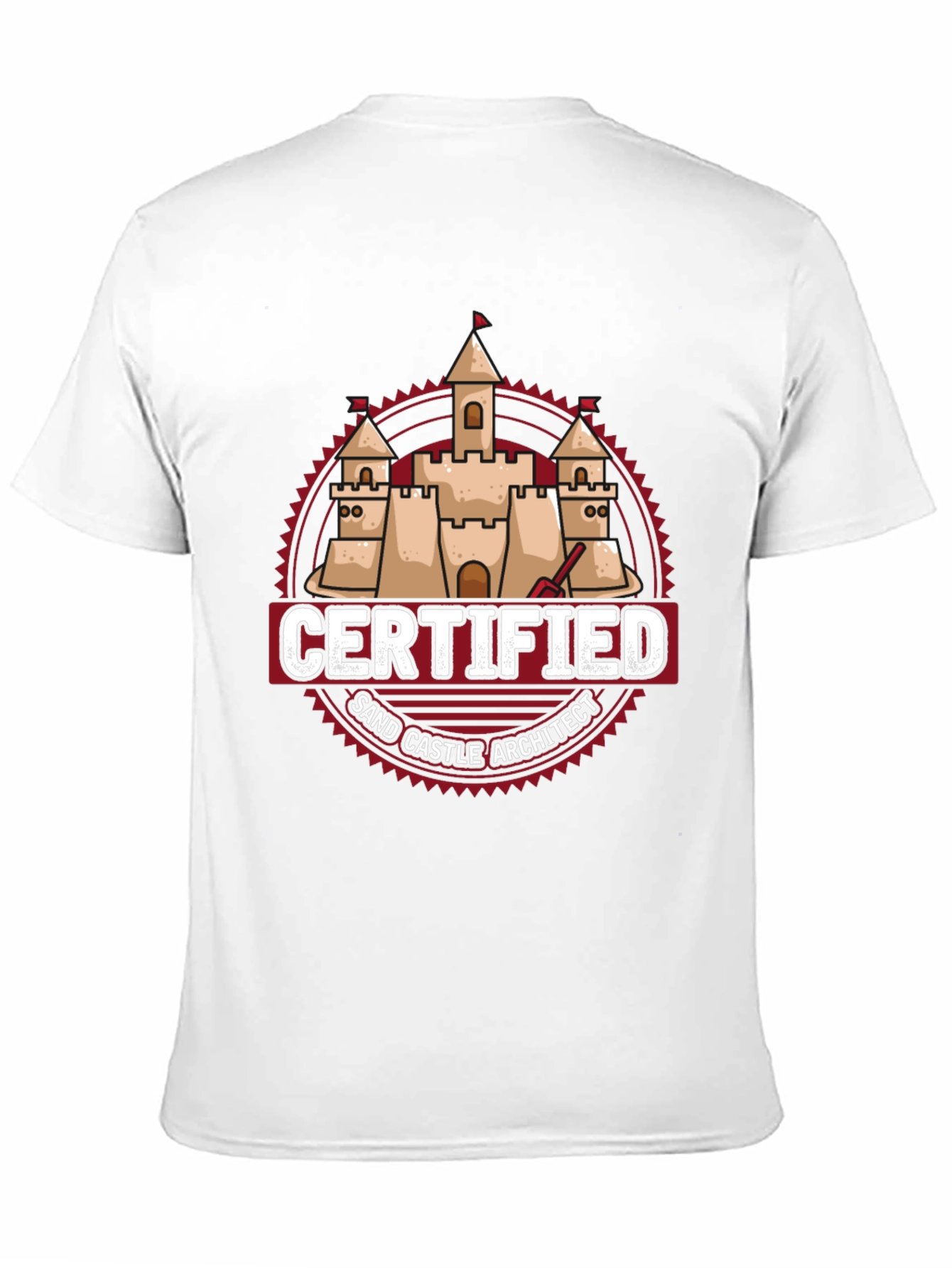 Certified Sand Castle Architect T-Shirt
