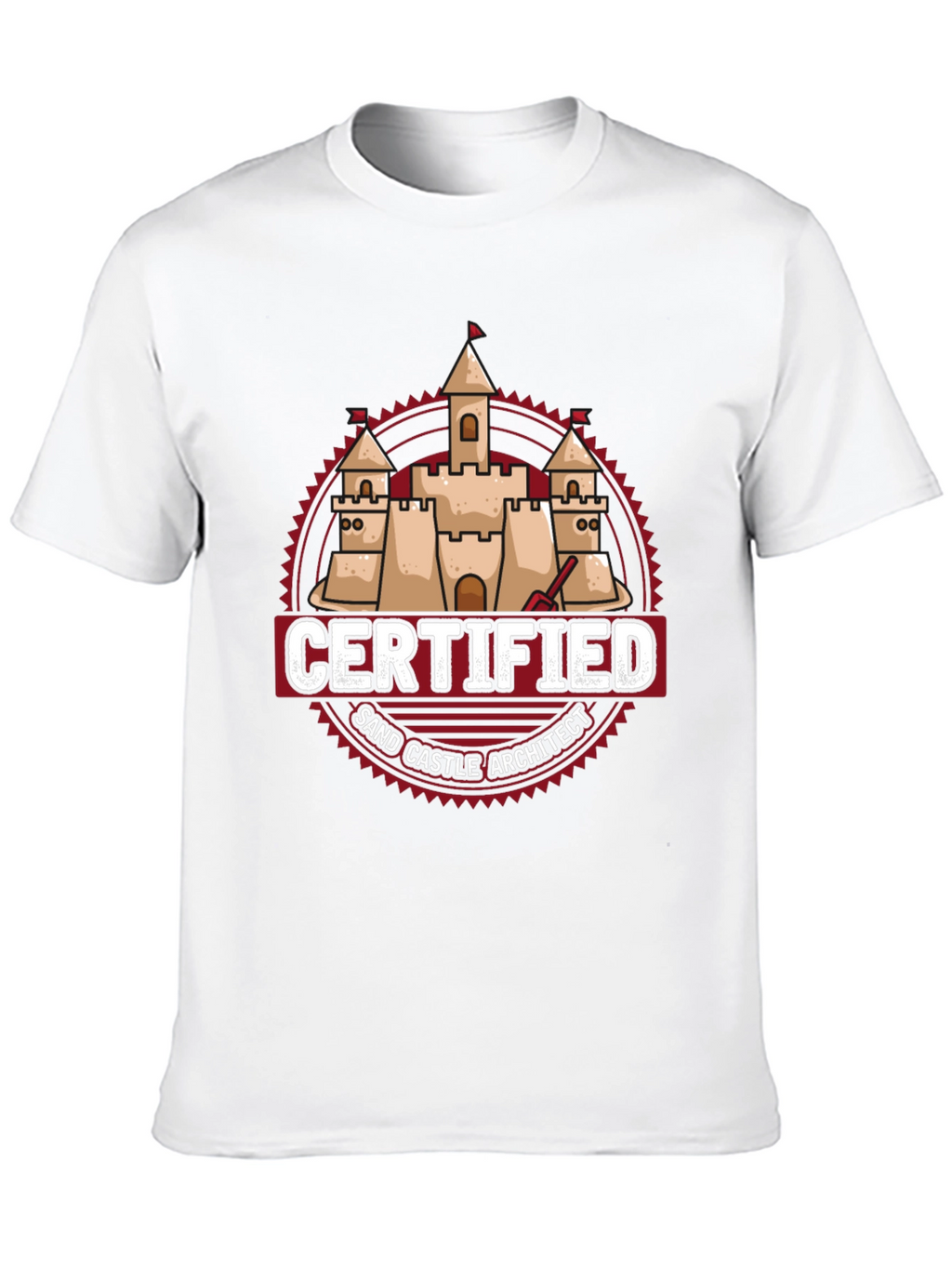 Certified Sand Castle Architect T-Shirt
