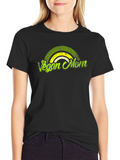 Vegan Mom T-Shirt Black Graphic Tee