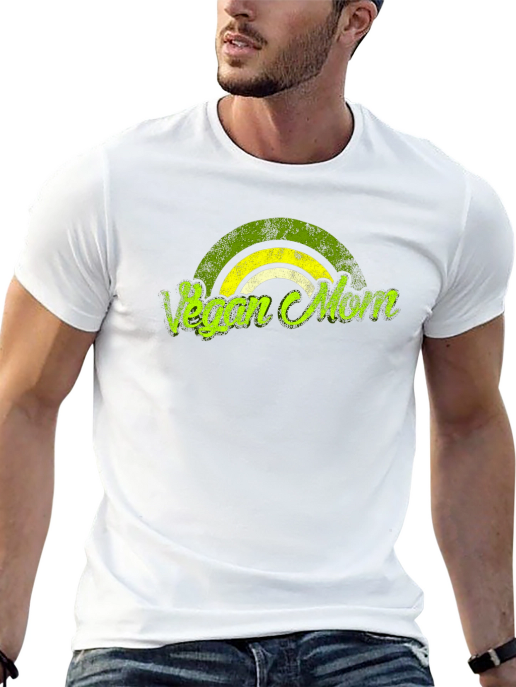 Vegan Mom T-Shirt Black Graphic Tee