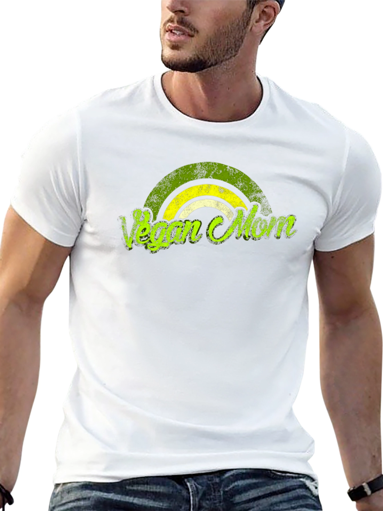 Vegan Mom T-Shirt Black Graphic Tee