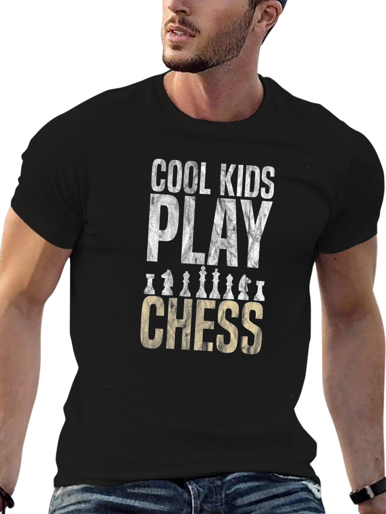 Cool Kids Chess Graphic T-Shirt
