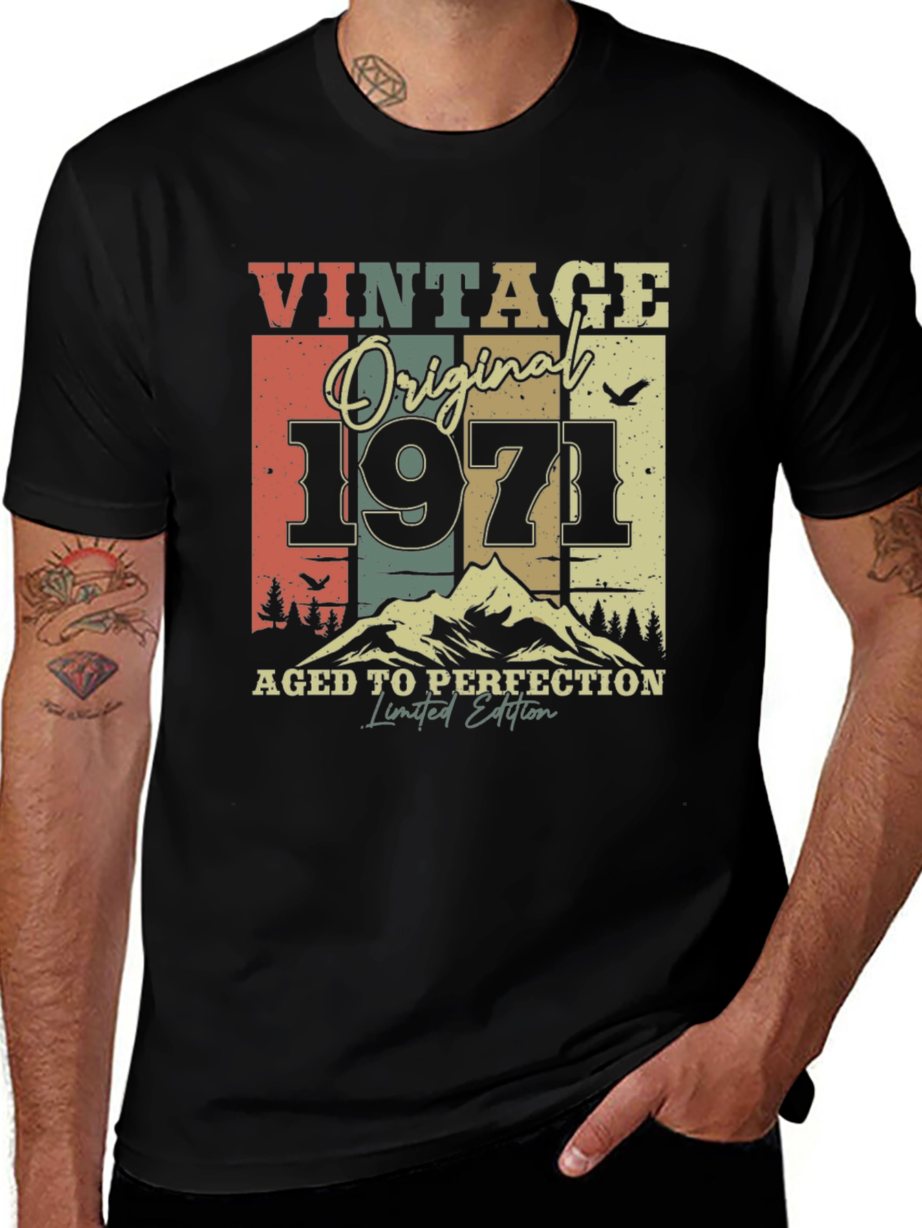 Vintage 1971 Aged to Perfection T-Shirt