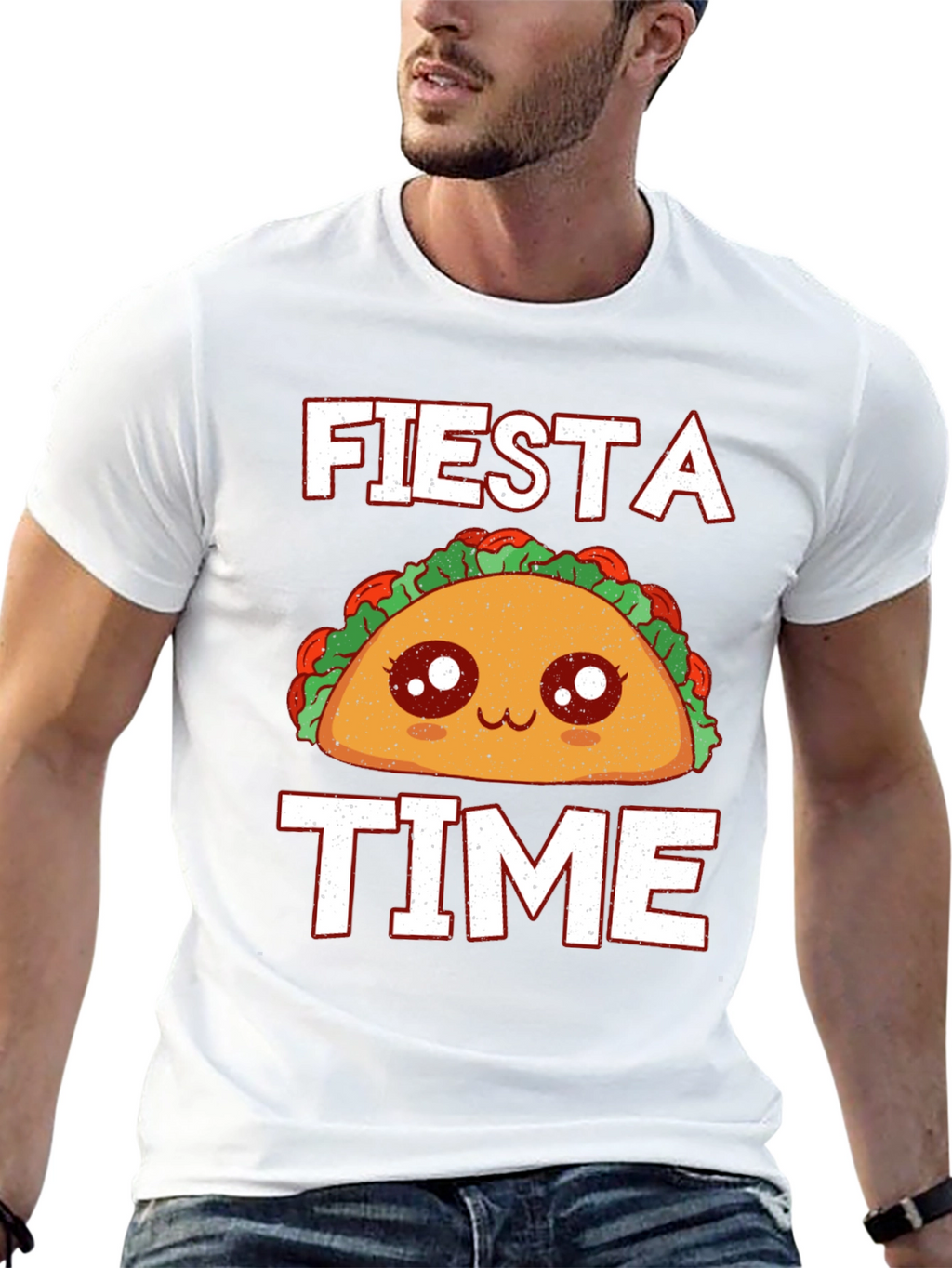 Fiesta Time Taco Graphic T-Shirt