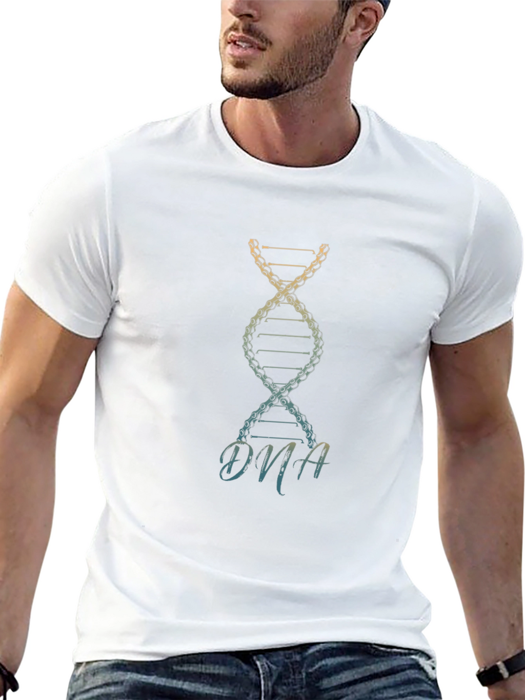 DNA Chain T-Shirt - Unique Science Tee