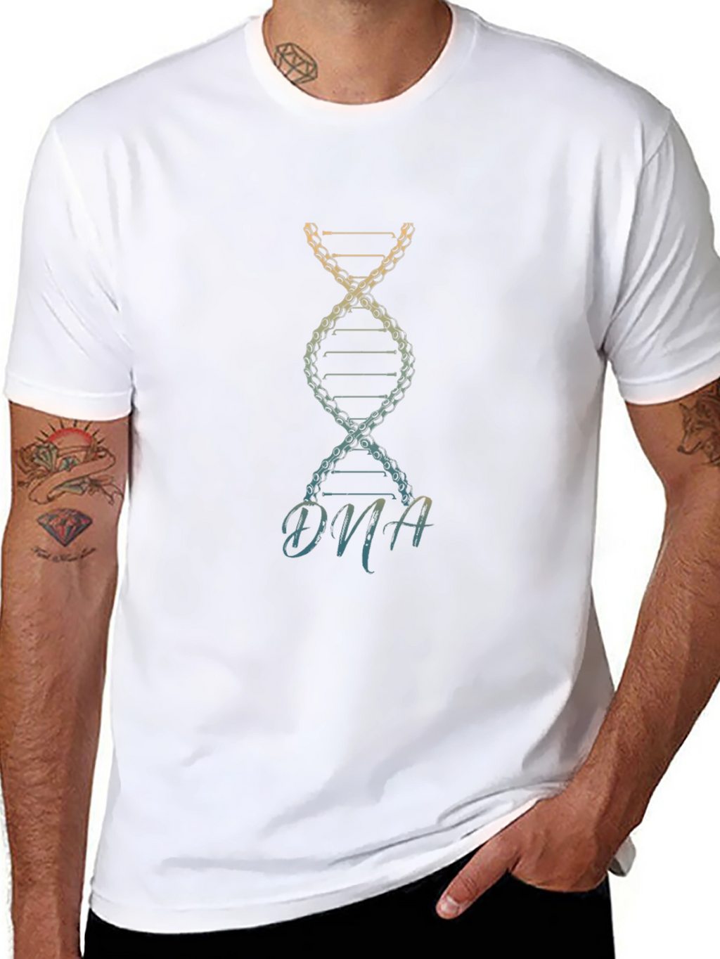 DNA Chain T-Shirt - Unique Science Tee