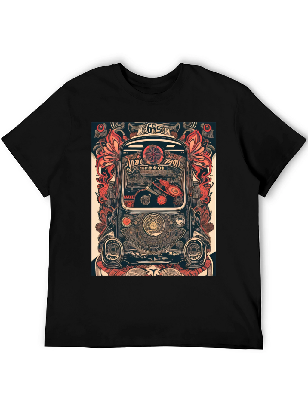 Retro Car Art T-Shirt