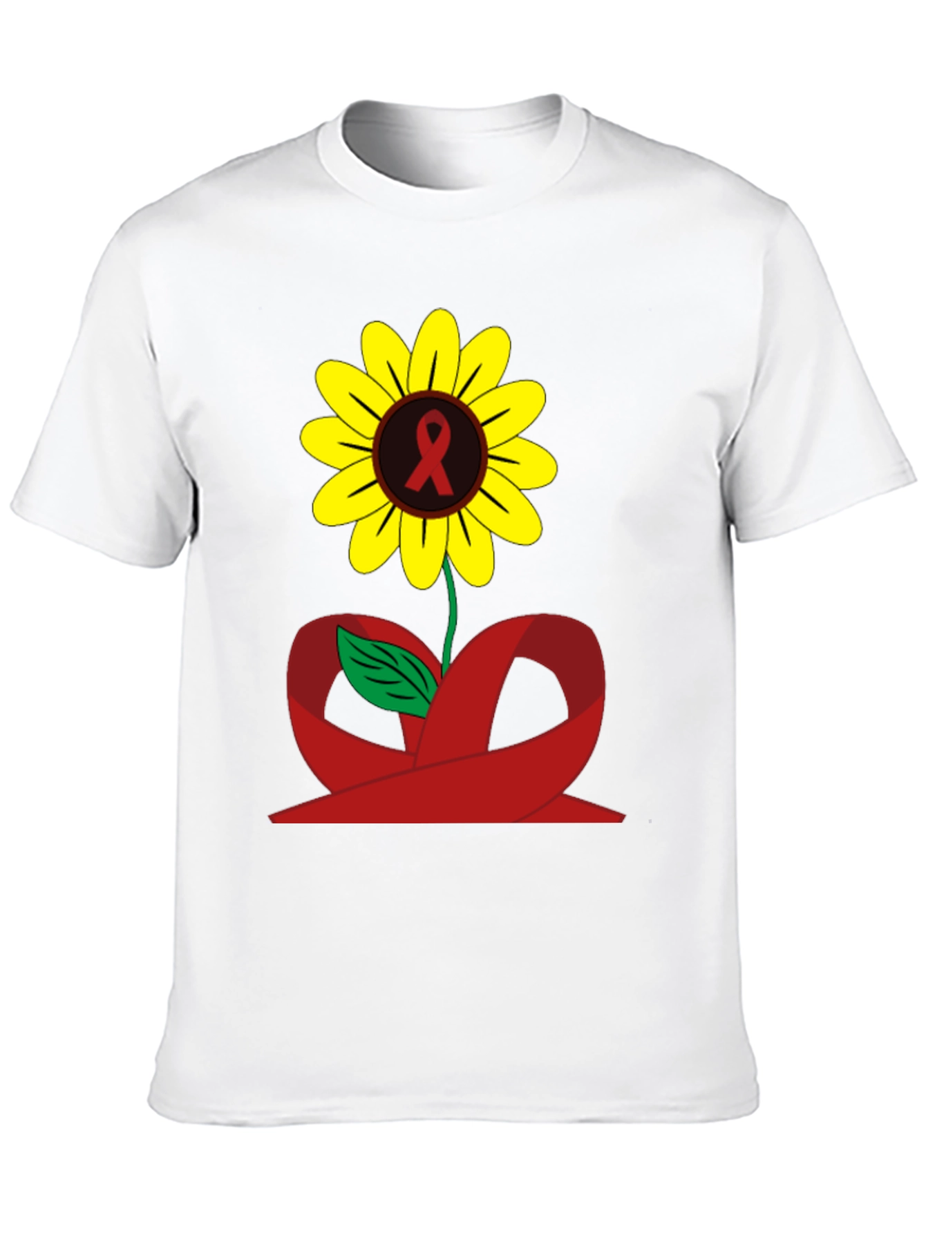 Sunflower Awareness Ribbon Graphic Tee