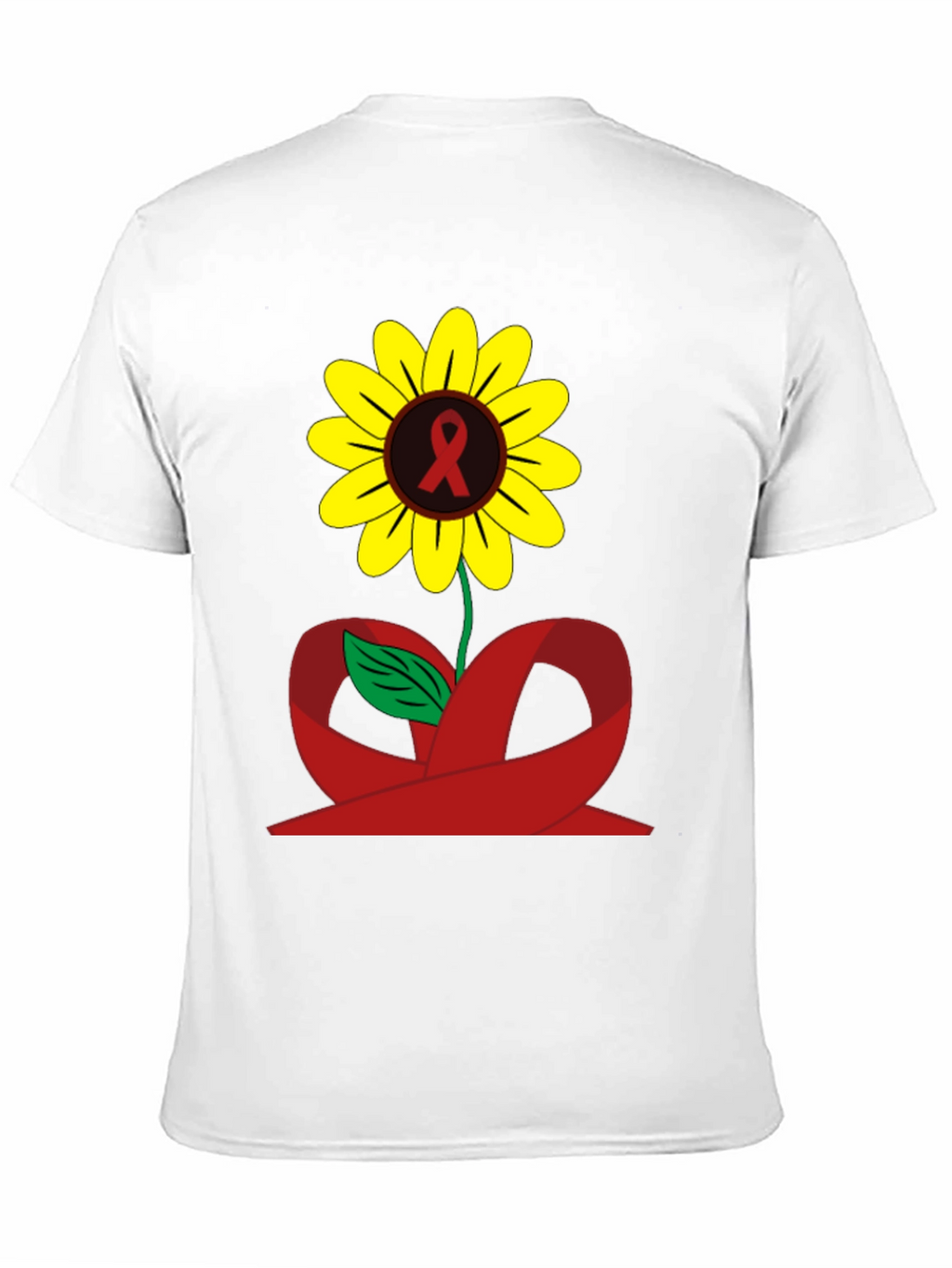 Sunflower Awareness Ribbon Graphic Tee