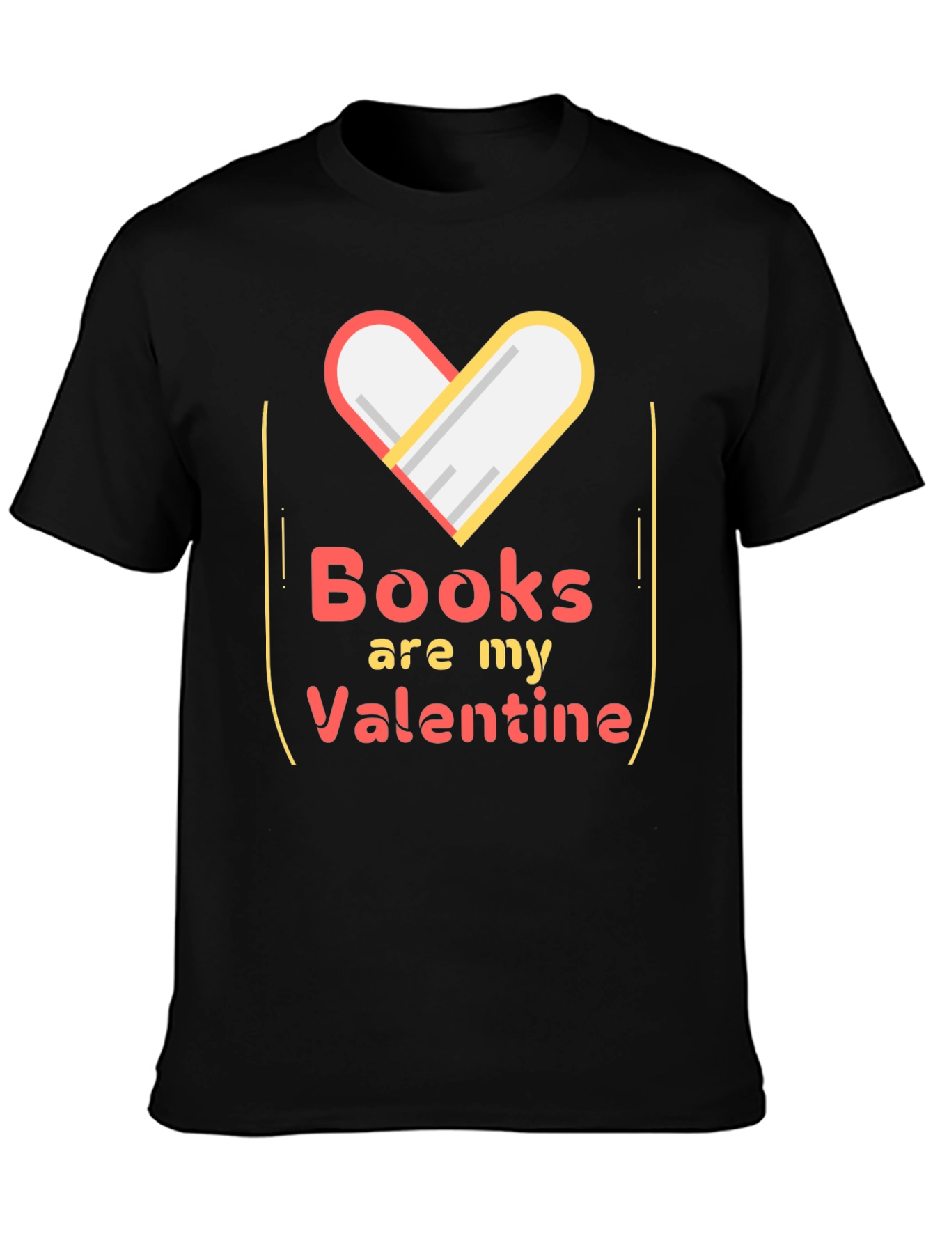 Books Are My Valentine Graphic Tee