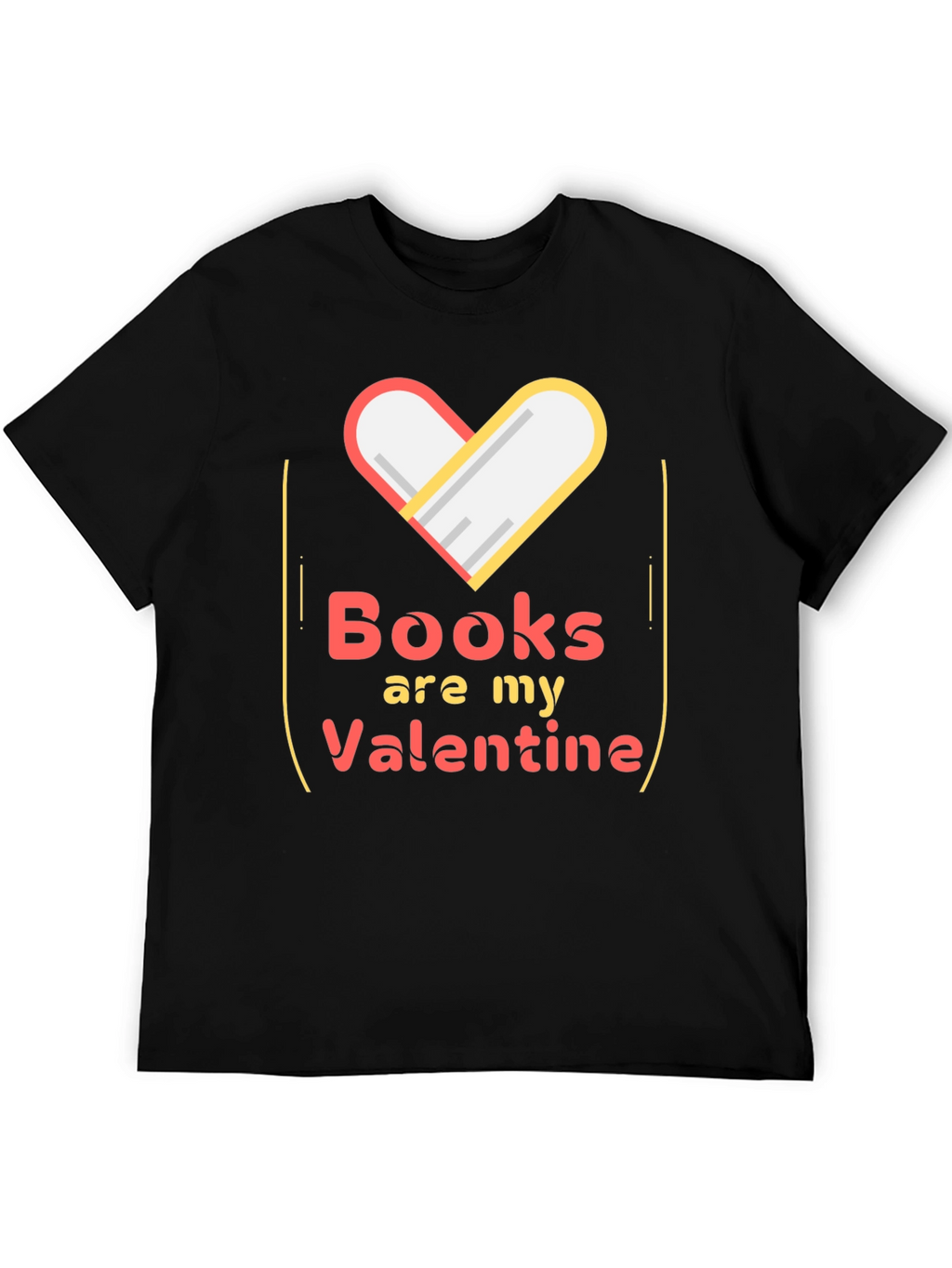 Books Are My Valentine Graphic Tee