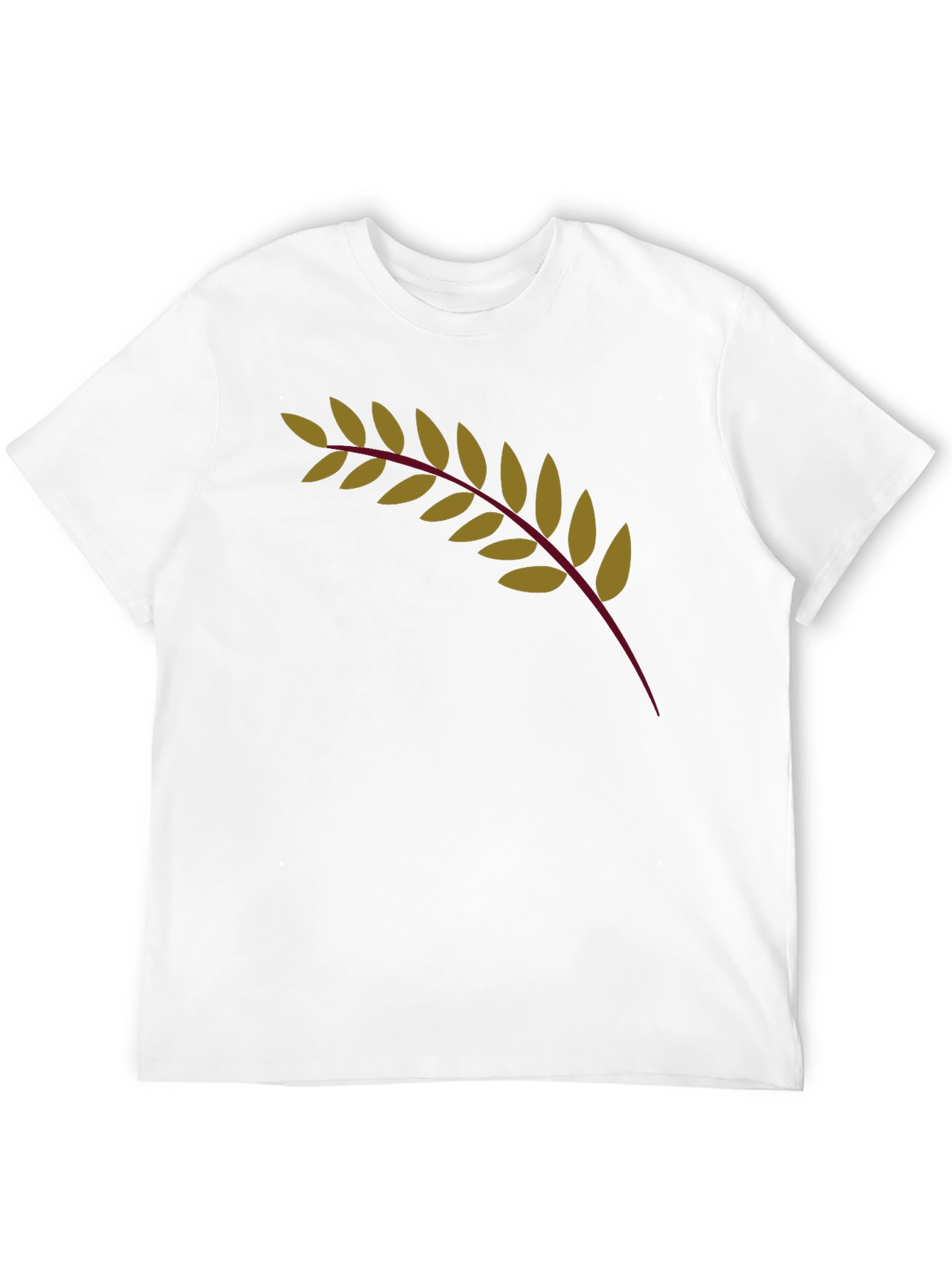 Olive Branch Graphic Black T-Shirt