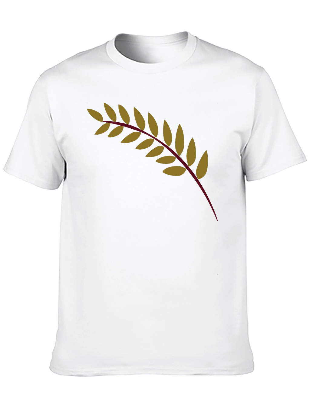 Olive Branch Graphic Black T-Shirt