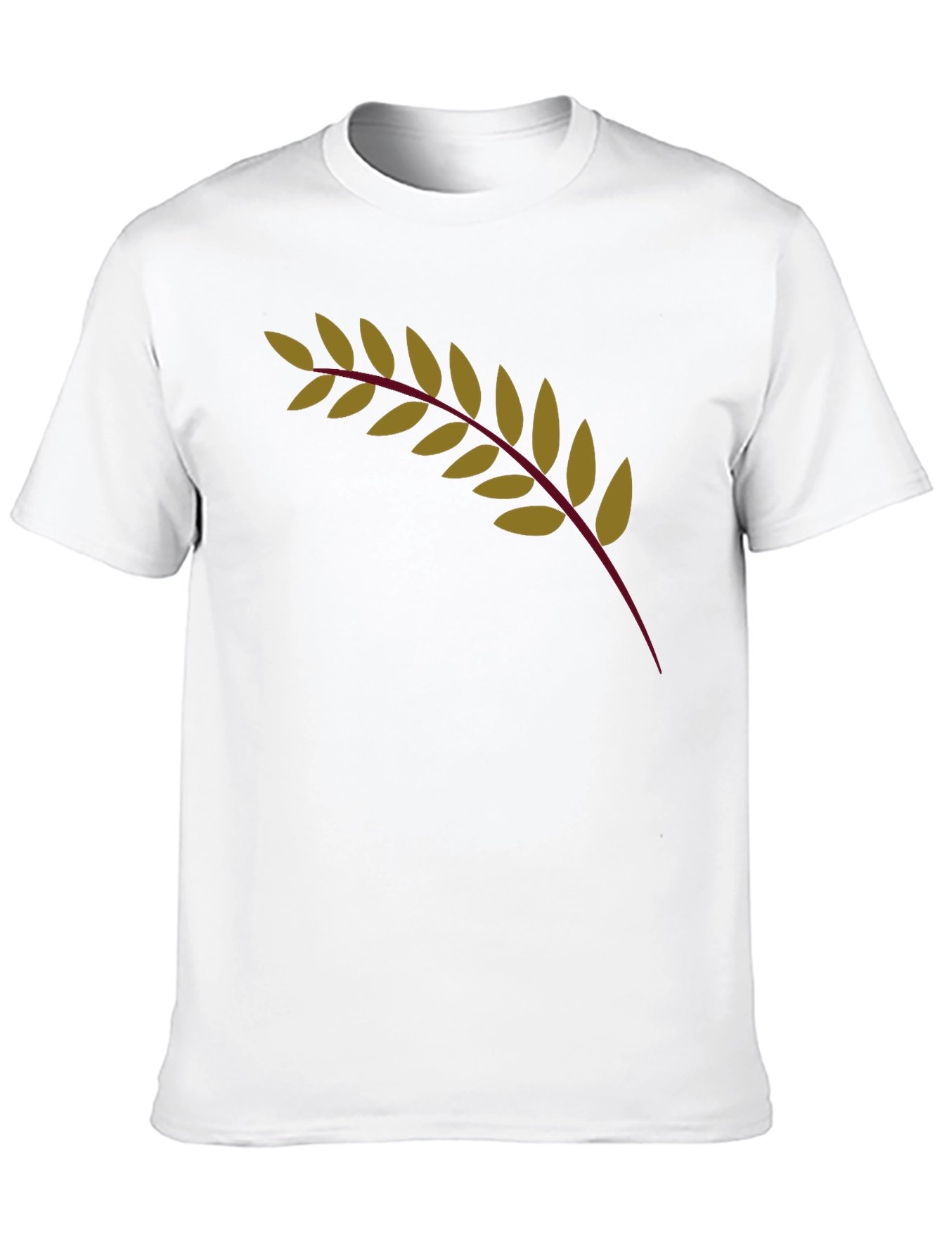 Olive Branch Graphic Black T-Shirt
