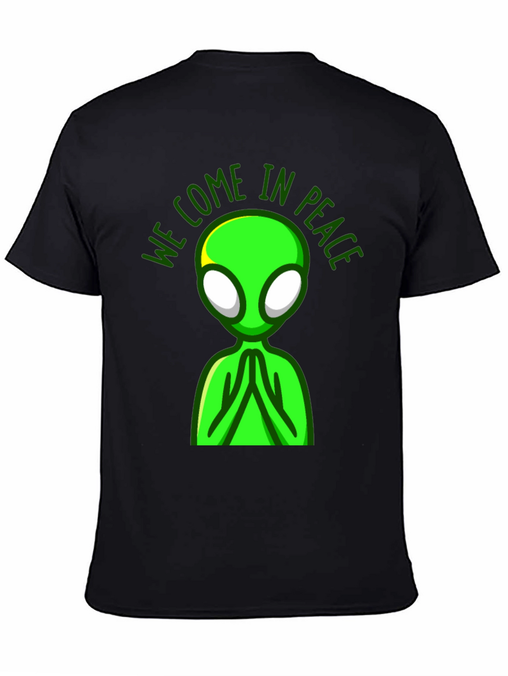 Peace Alien Graphic T-Shirt