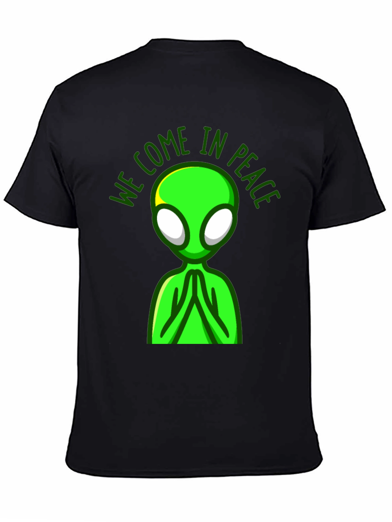 Peace Alien Graphic T-Shirt
