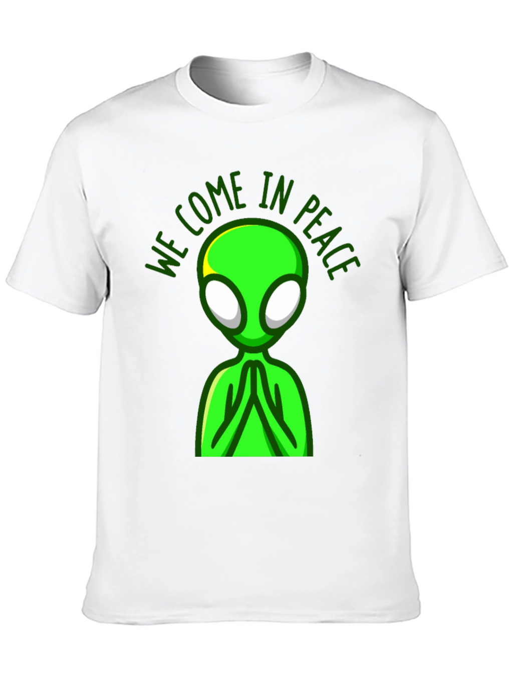 Peace Alien Graphic T-Shirt