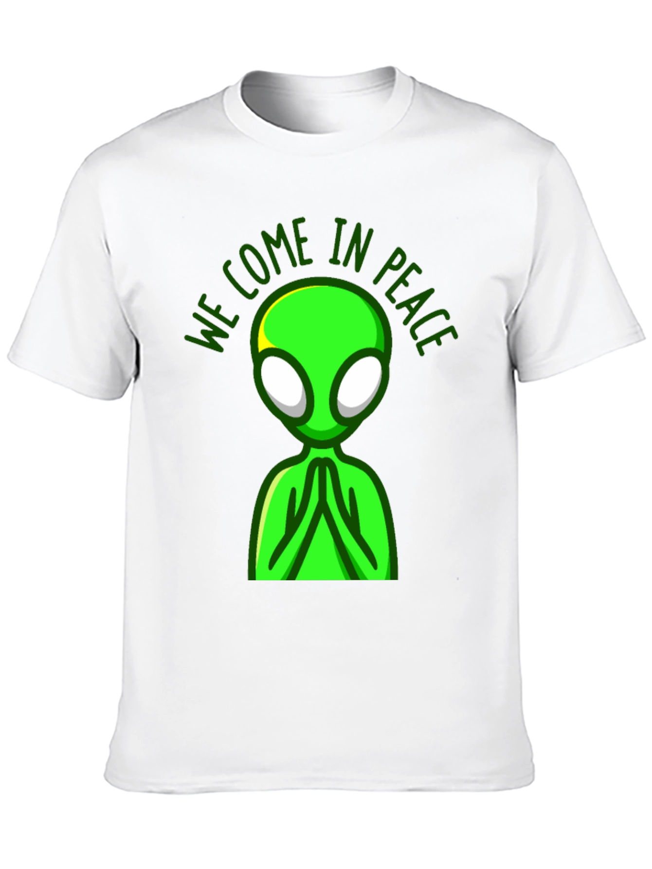 Peace Alien Graphic T-Shirt