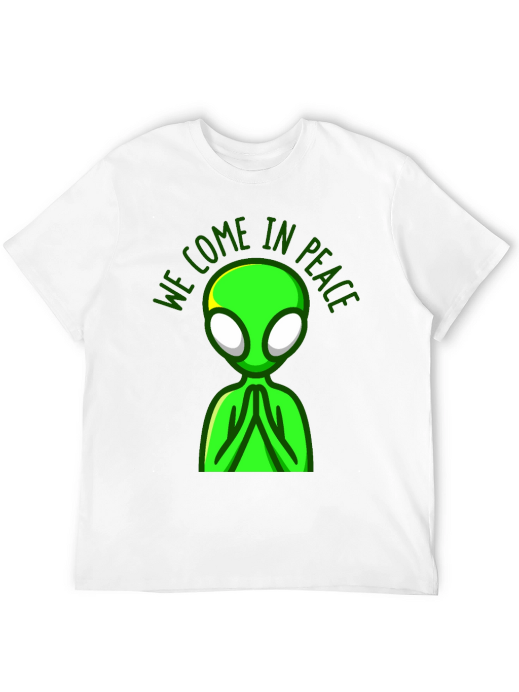 Peace Alien Graphic T-Shirt