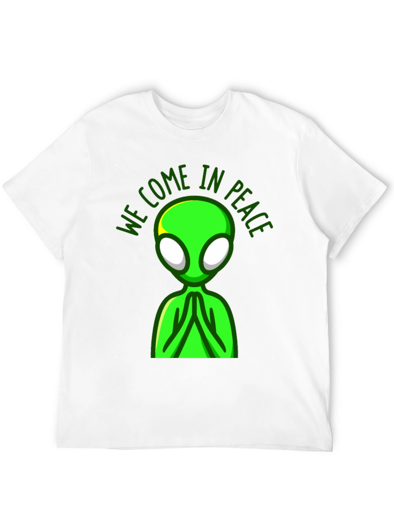Peace Alien Graphic T-Shirt
