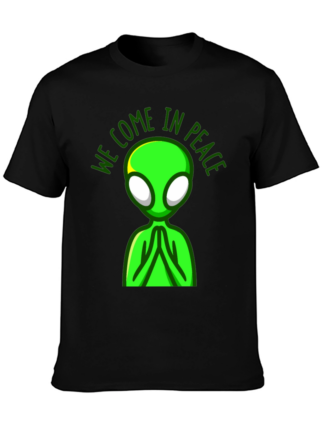 Peace Alien Graphic T-Shirt