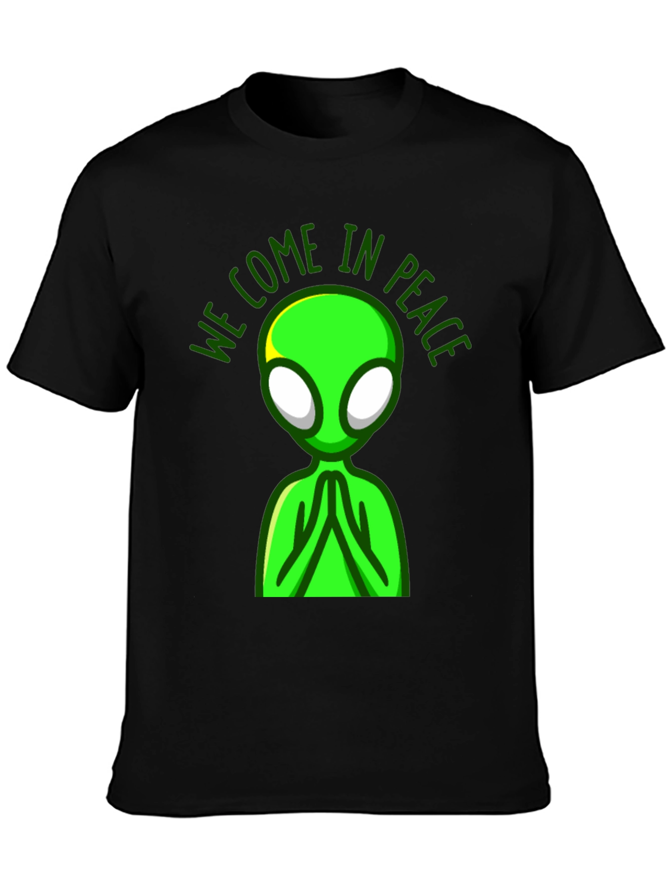 Peace Alien Graphic T-Shirt