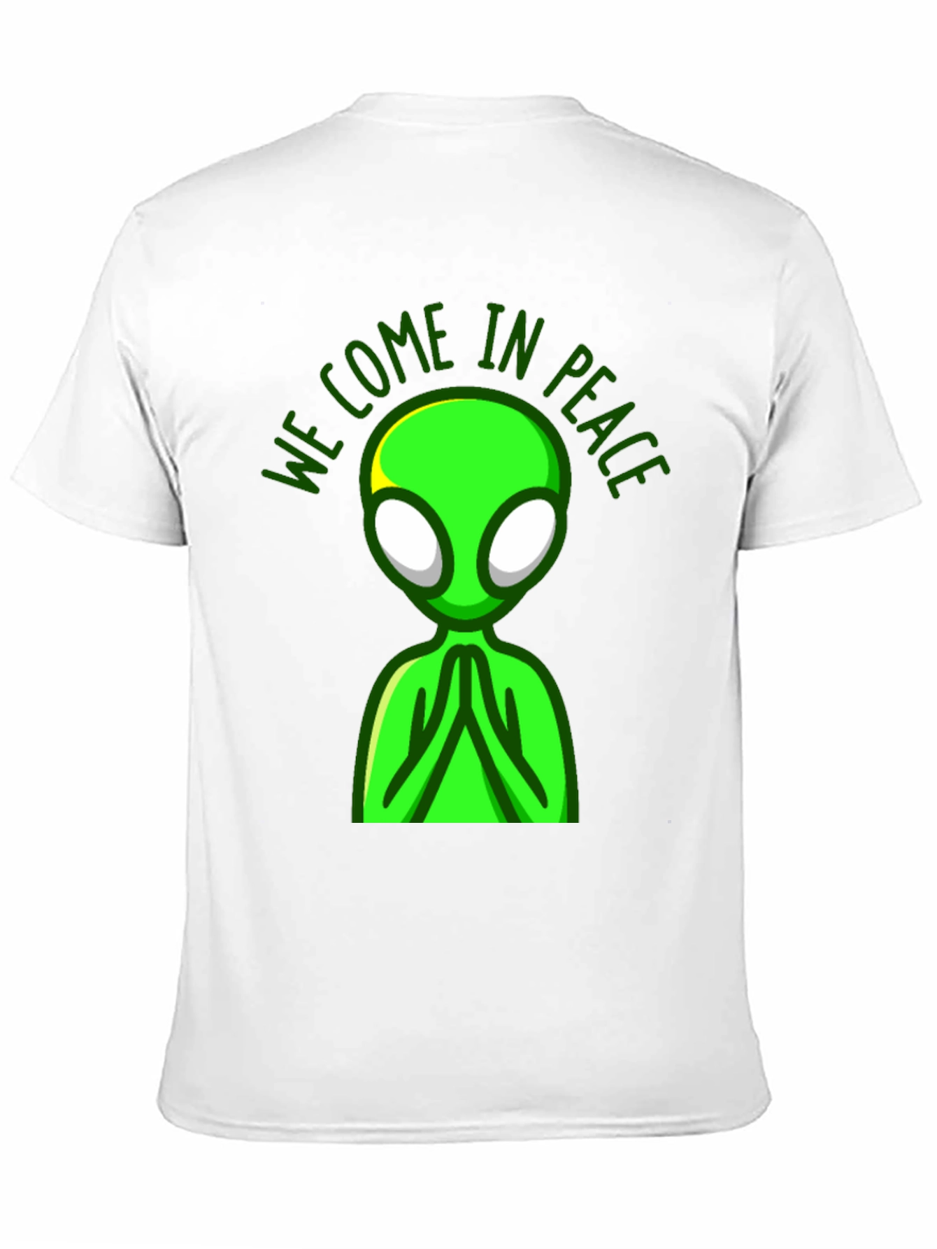 Peace Alien Graphic T-Shirt
