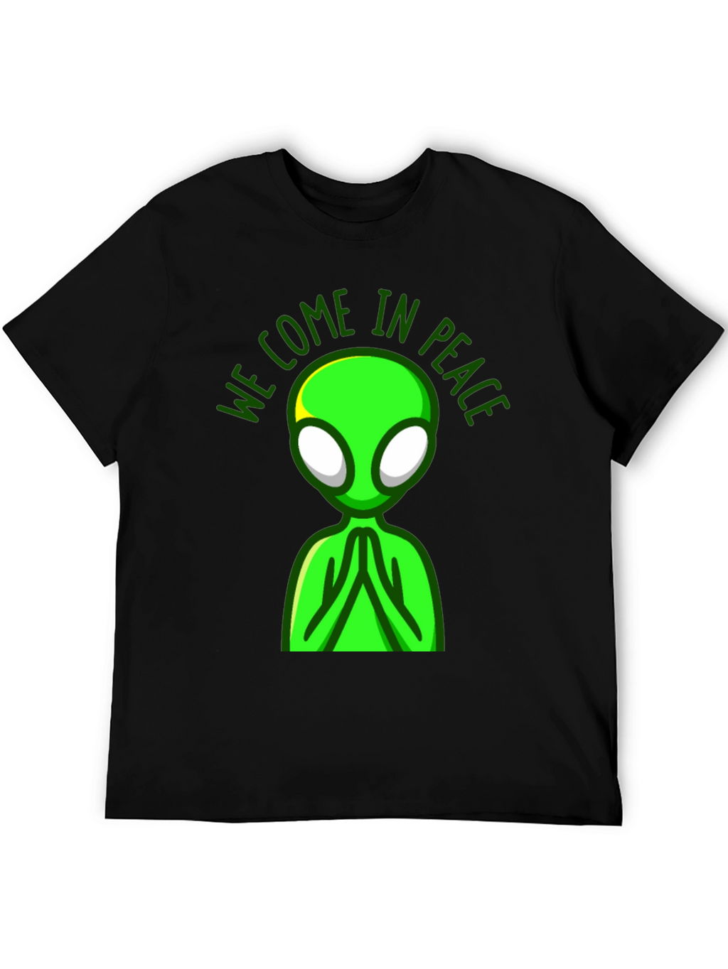 Peace Alien Graphic T-Shirt