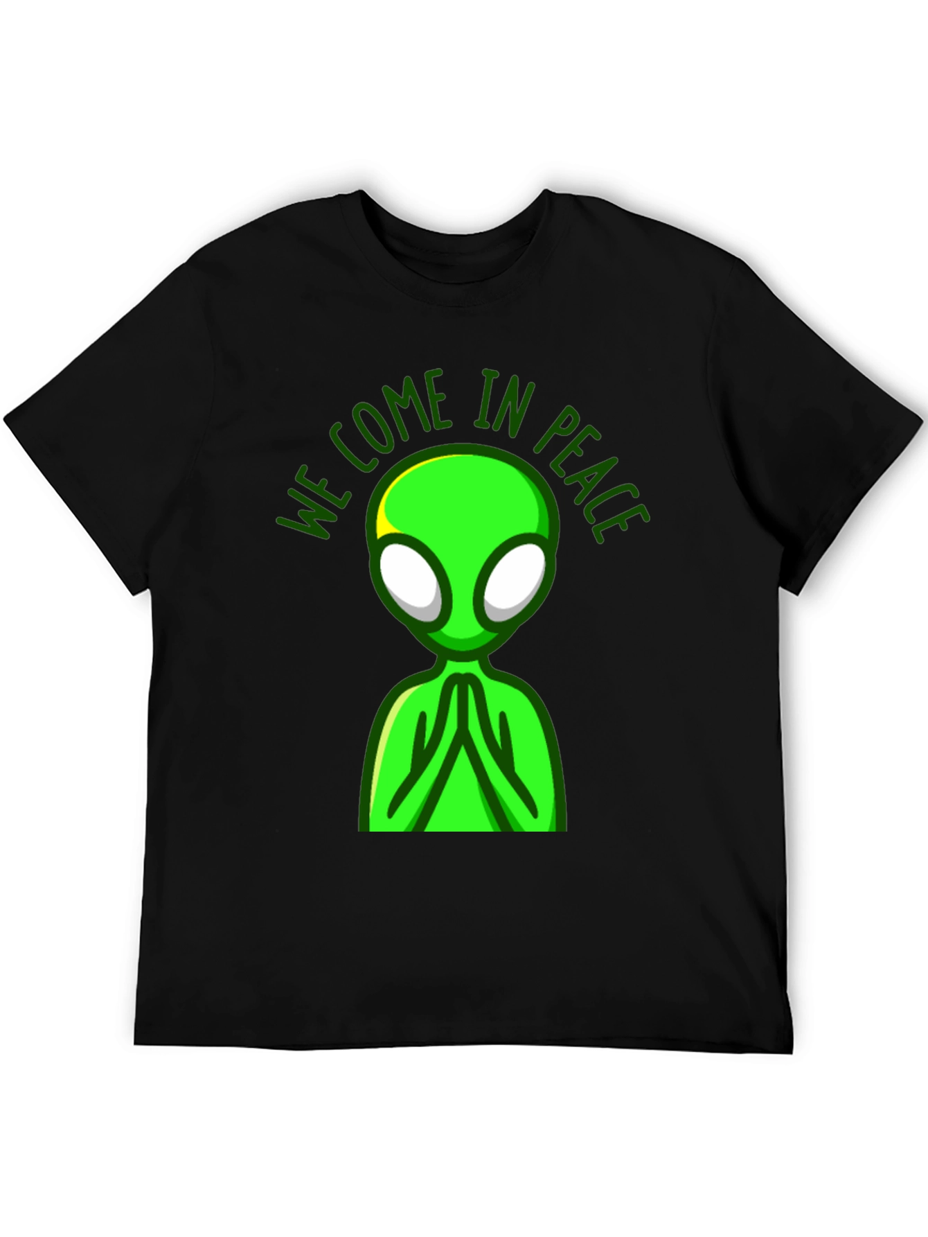 Peace Alien Graphic T-Shirt