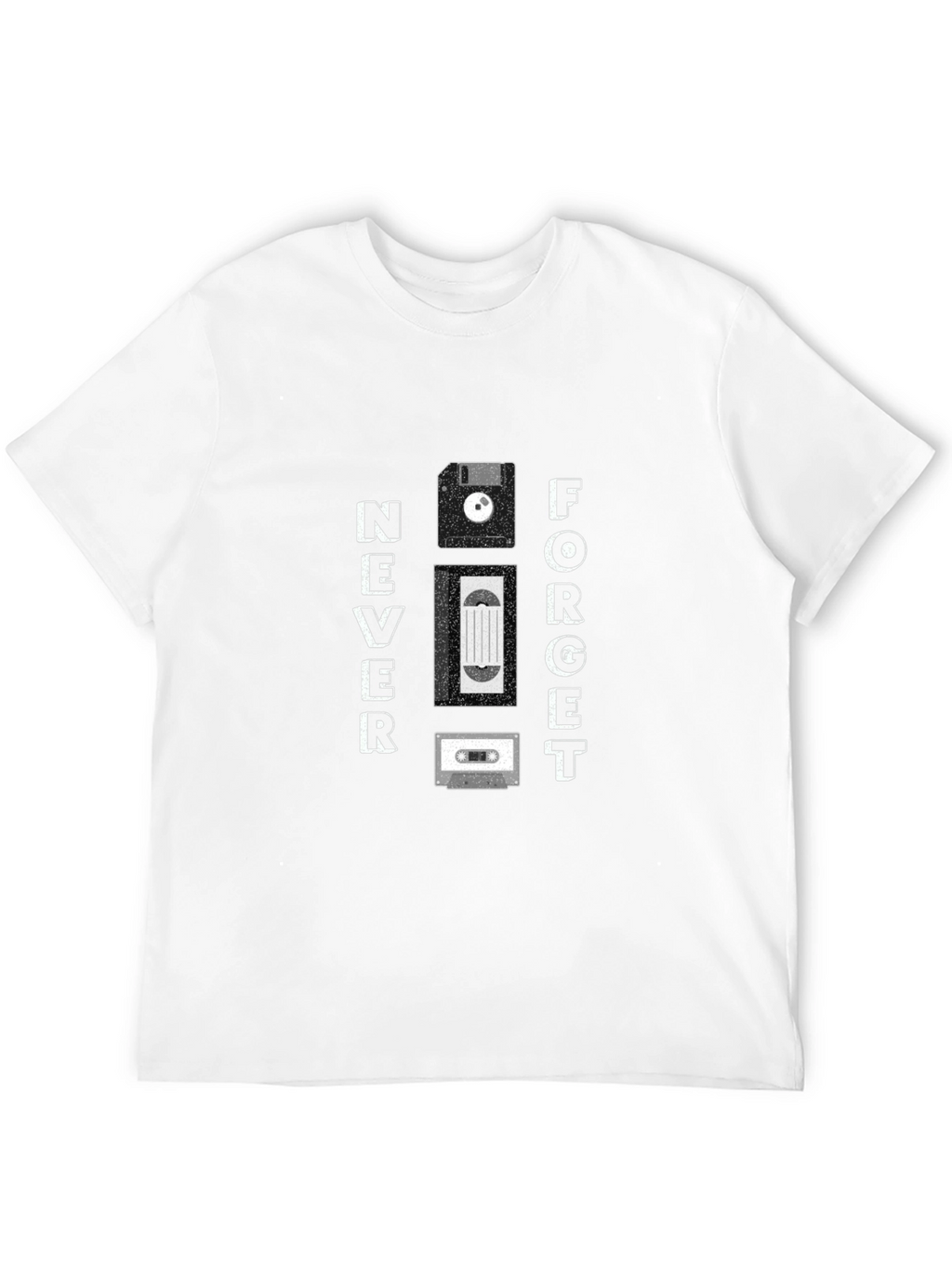 Never Forget Retro Tech T-Shirt