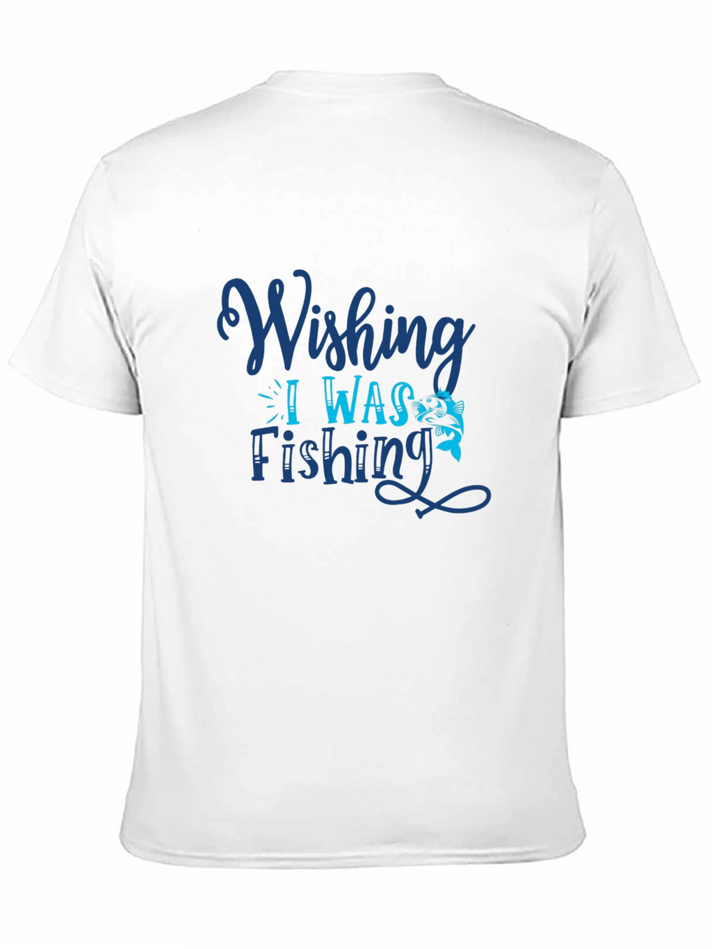 Wishing I Was Fishing Graphic Tee