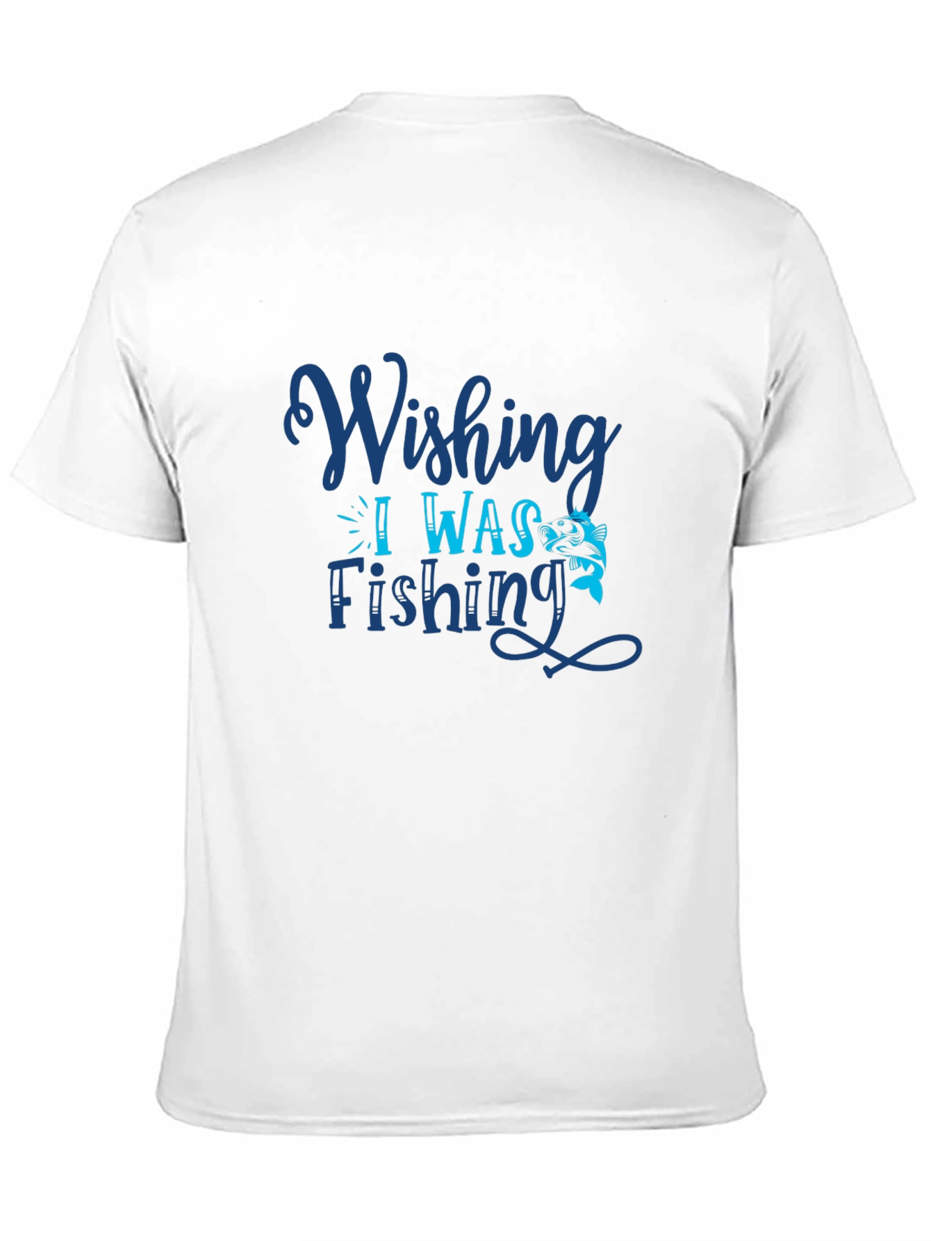 Wishing I Was Fishing Graphic Tee