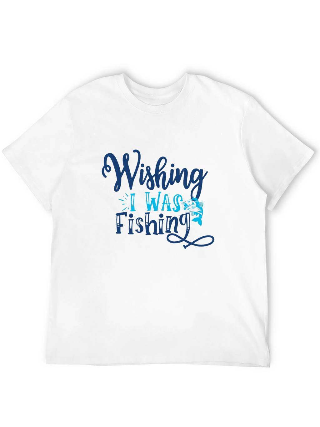 Wishing I Was Fishing Graphic Tee