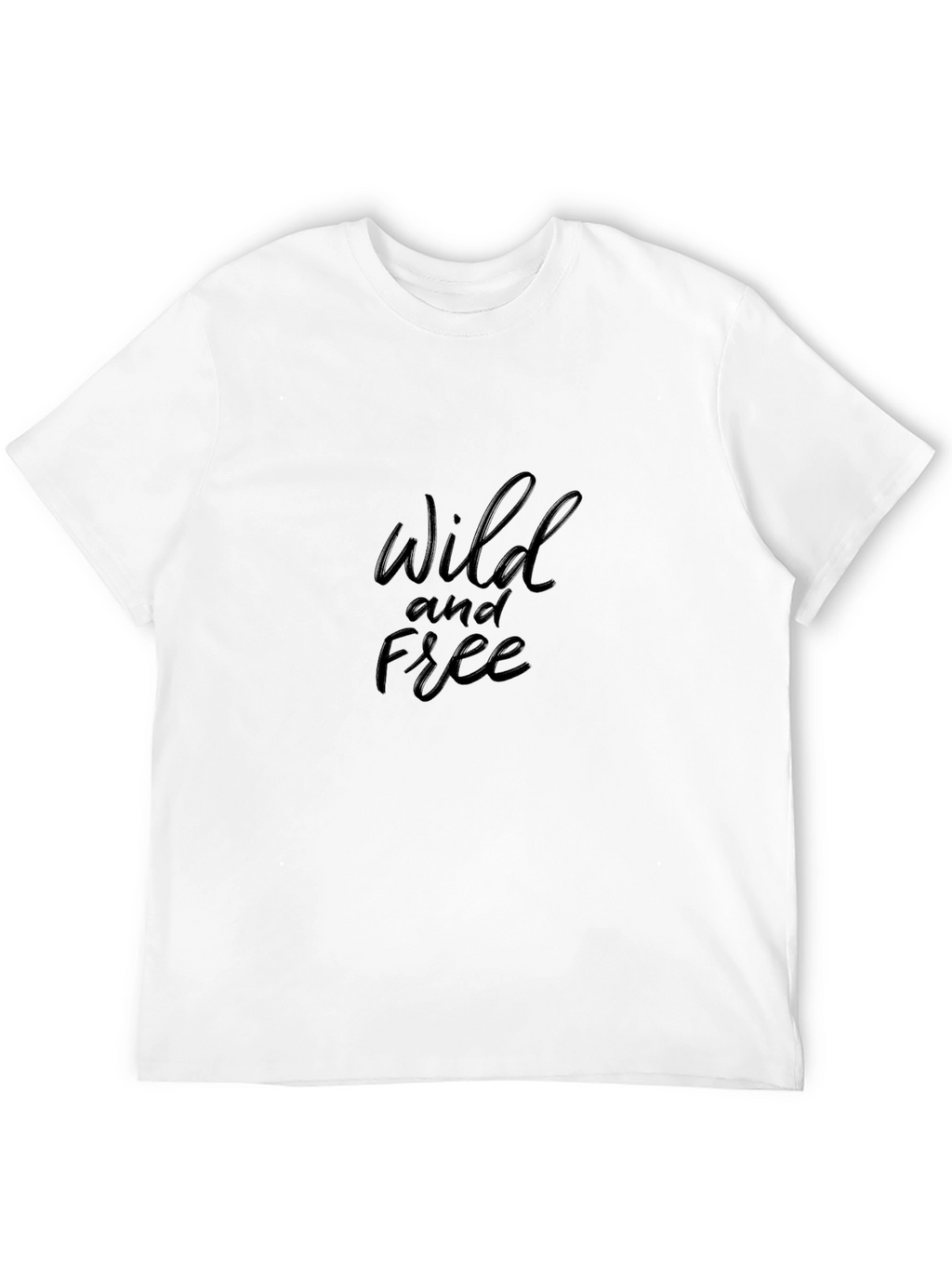 Wild and Free Black Graphic Tee
