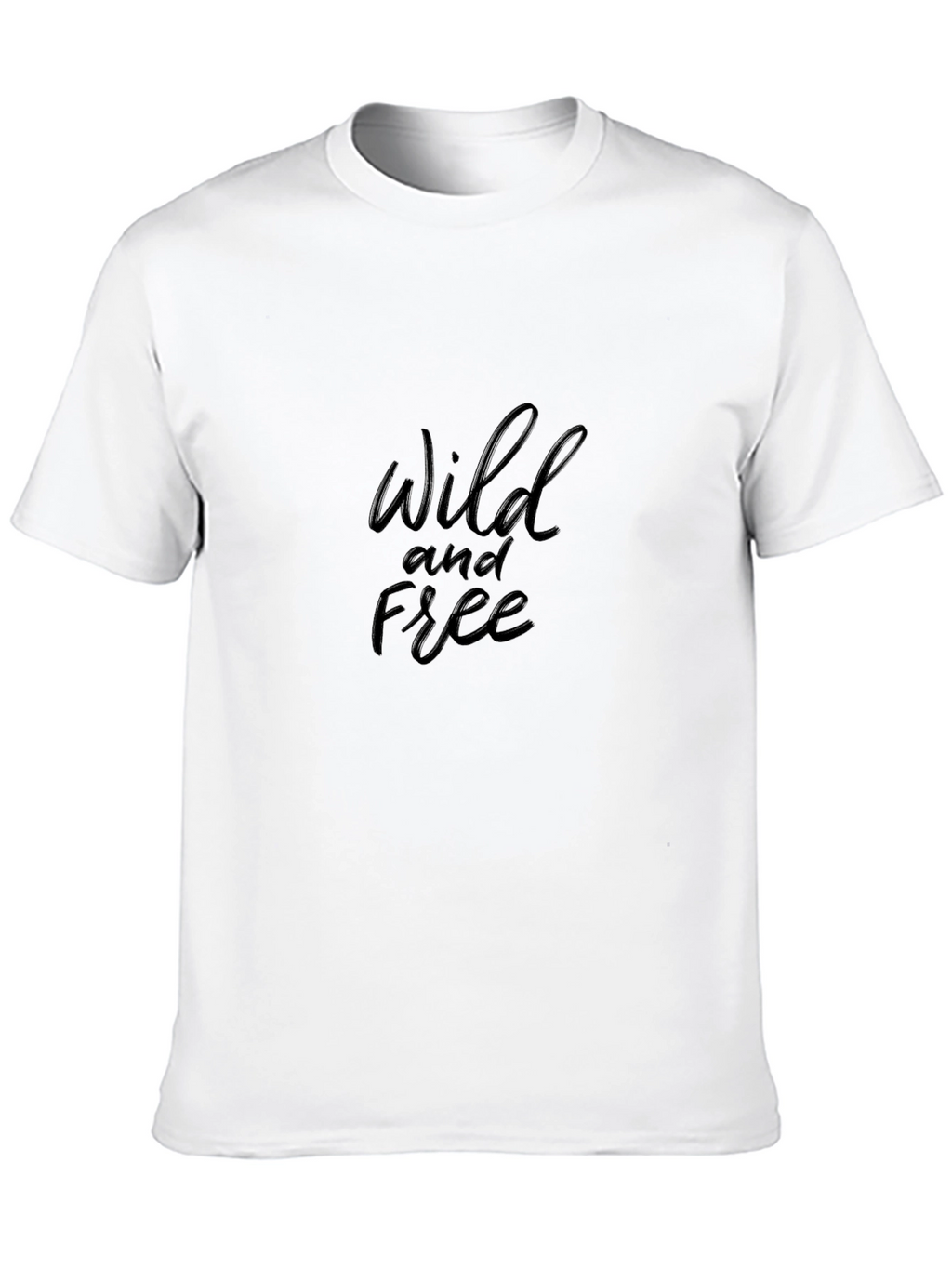 Wild and Free Black Graphic Tee