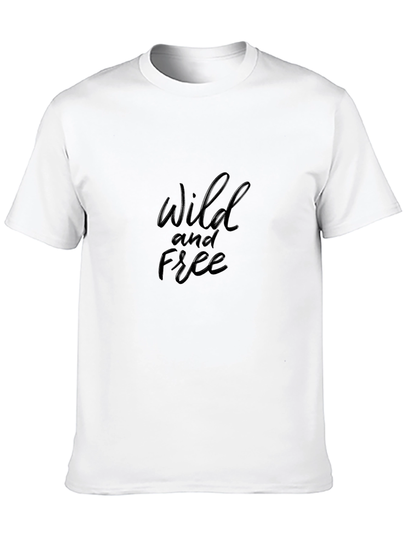 Wild and Free Black Graphic Tee
