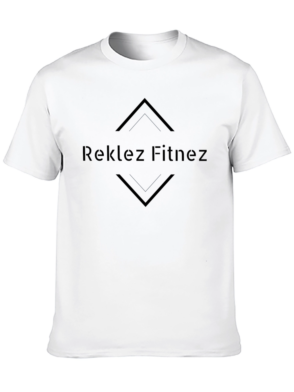 Reklez Fitnez Black Graphic Tee