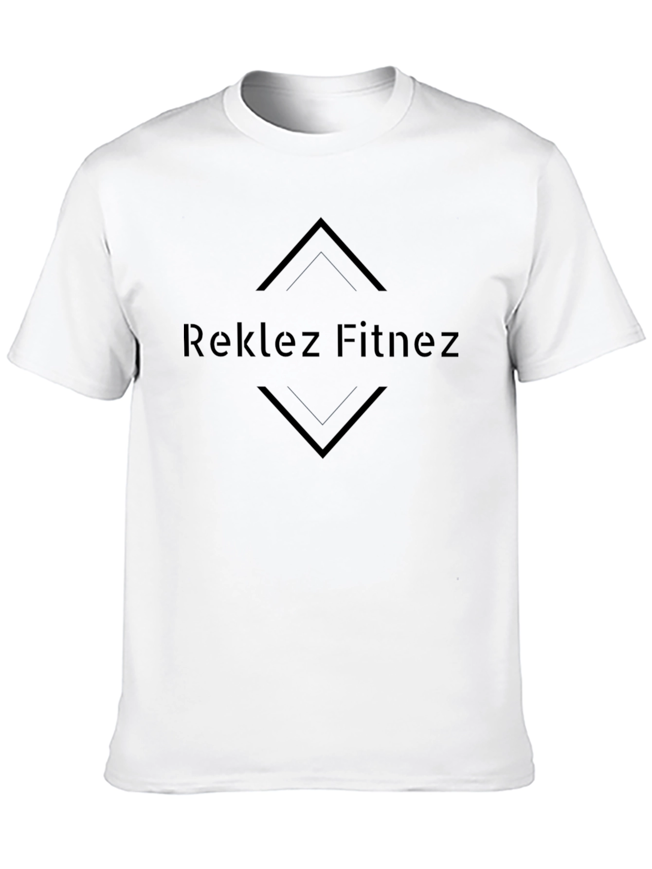 Reklez Fitnez Black Graphic Tee