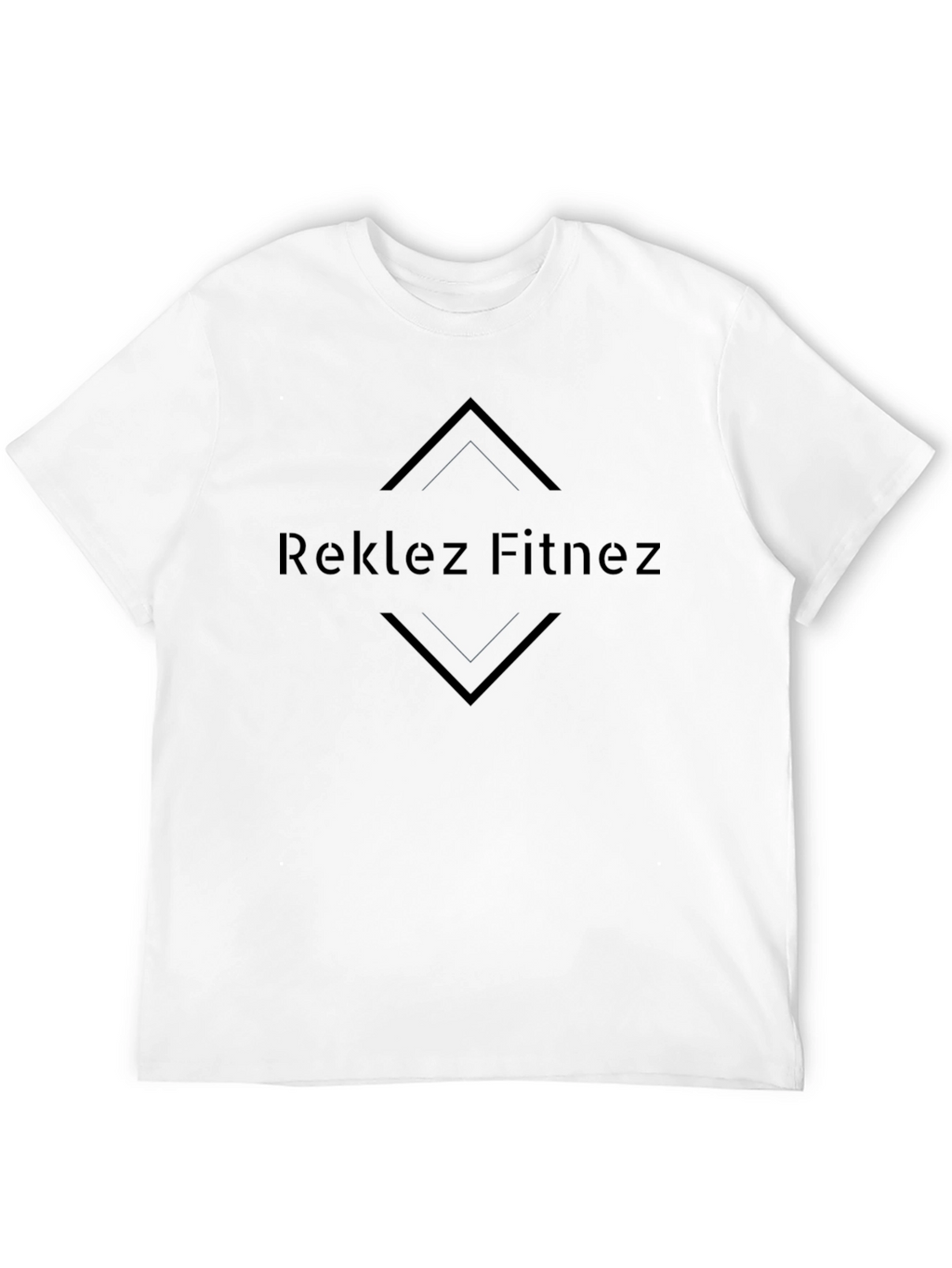 Reklez Fitnez Black Graphic Tee
