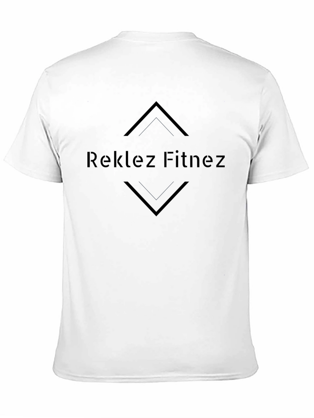 Reklez Fitnez Black Graphic Tee