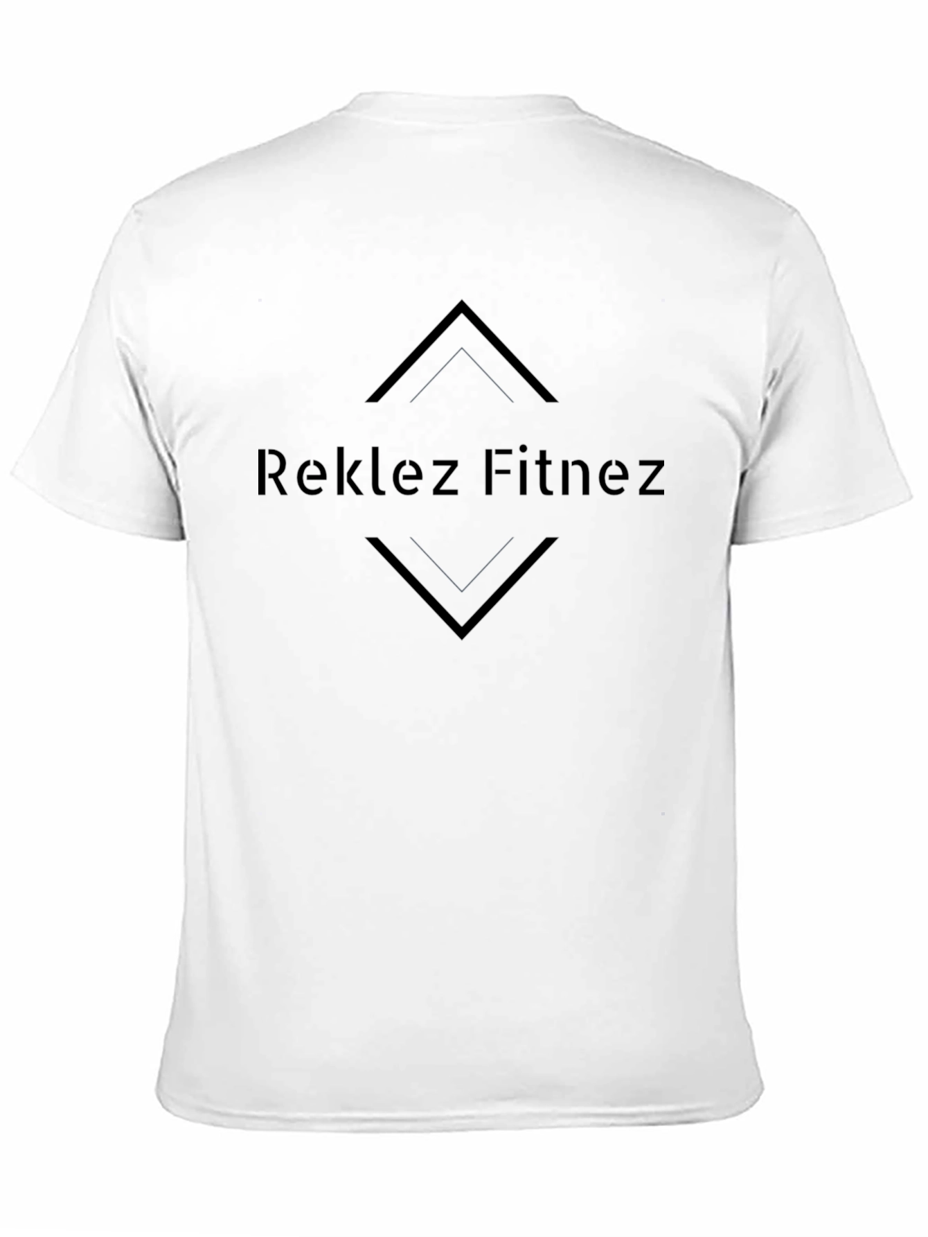 Reklez Fitnez Black Graphic Tee