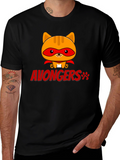 Avongers Cat Superhero T-Shirt