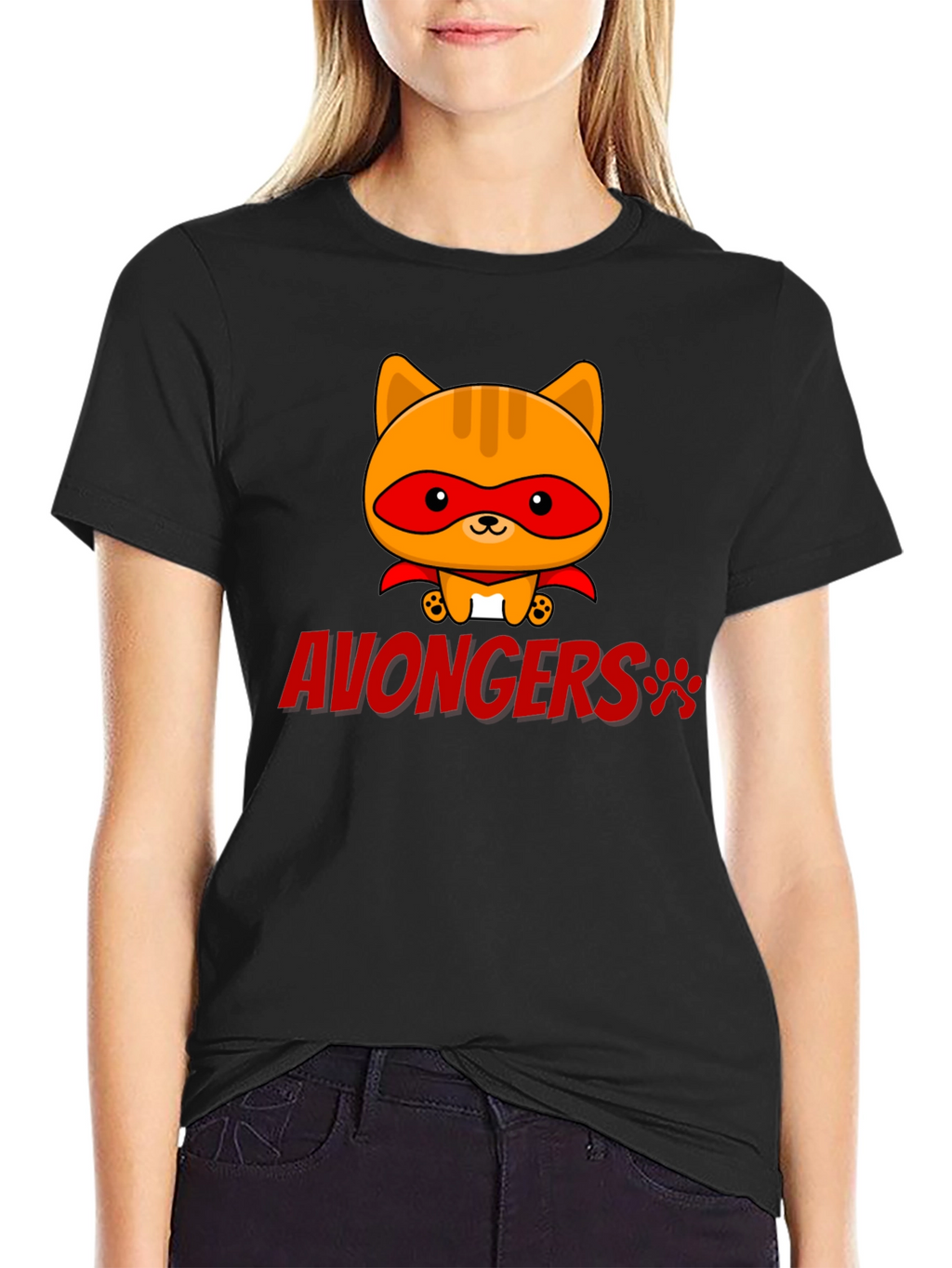 Avongers Cat Superhero T-Shirt