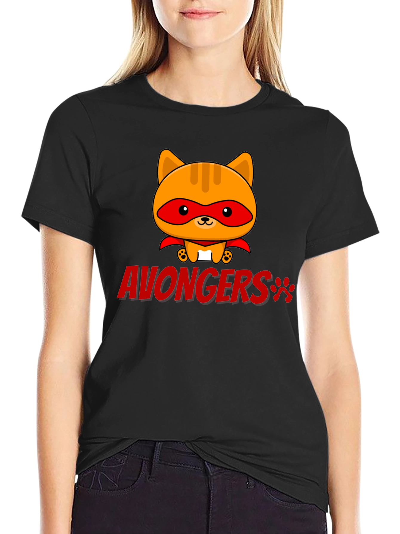 Avongers Cat Superhero T-Shirt